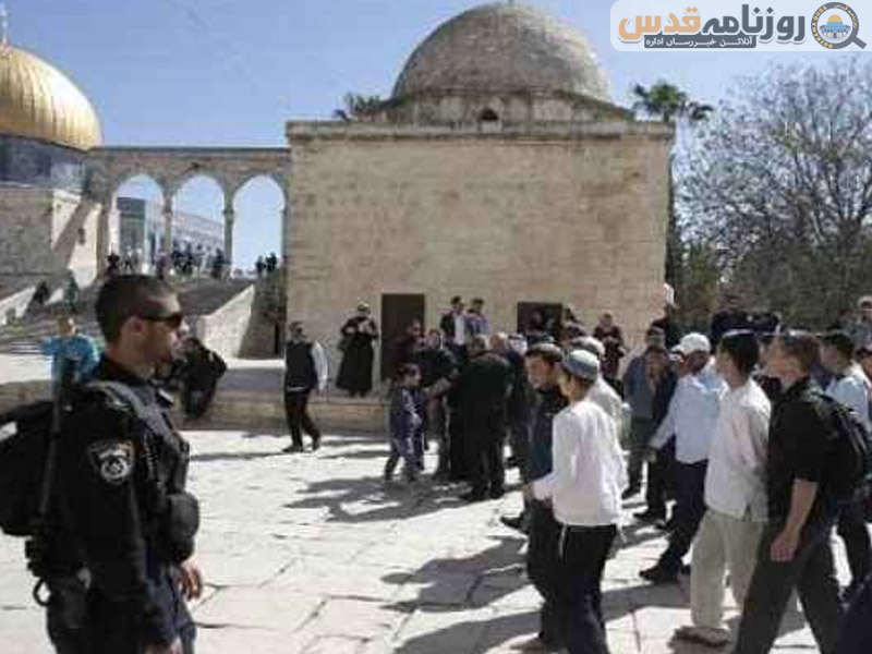 یہودی شدت پسندوں کی ایک بار پھر مسجد الاقصیٰ کی بے حرمتی