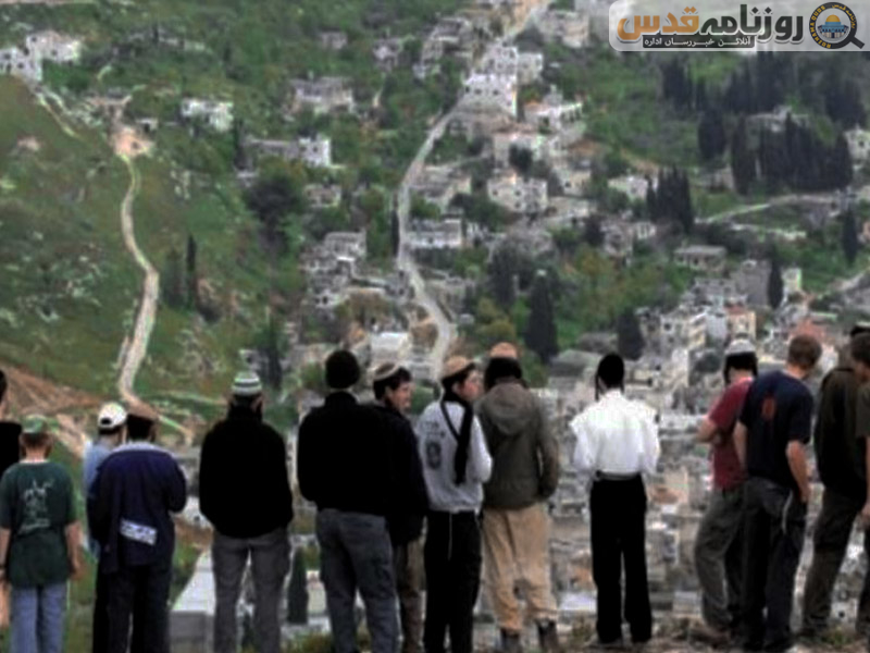 یہودی آبادکاروں کامقبوضہ بیت المقدس کے آثارقدیمہ پر دھاوا