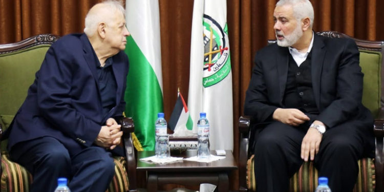 فلسطین الیکشن کمیشن کی غزہ میں حماس قیادت سے ملاقات