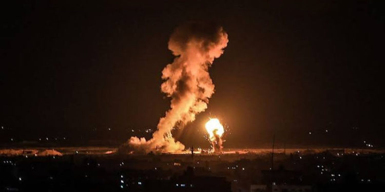 جنگ بندی معاہدےکےباوجود اسرائیل کی غزہ پربمباری