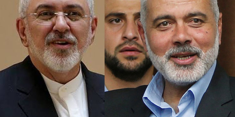 ایرانی وزیرخارجہ کاحماس کے سربراہ سے ٹیلی فونک رابطہ