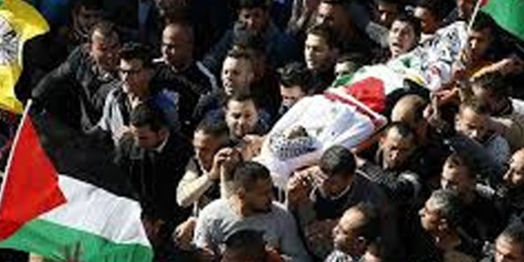 اسرائیلی دہشتگردی کاشکار فلسطینی زخموں کی تاب نہ لاتے ہوئے شہید