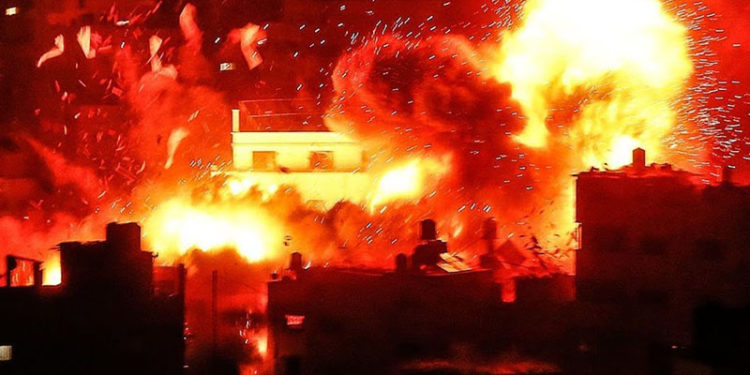 اسرائیل نےفلسطینی خواتین اوربچوں پر ڈیڑھ ٹن وزنی 4 بم گرائے