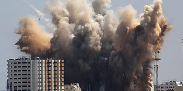 غزہ پر سرائیلی بمباری، شہداء میں6 طلباء بھی شامل 15اسکول تباہ