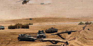 قابض فوج کی غزہ سرحدکے قریب فوجی مشقیں