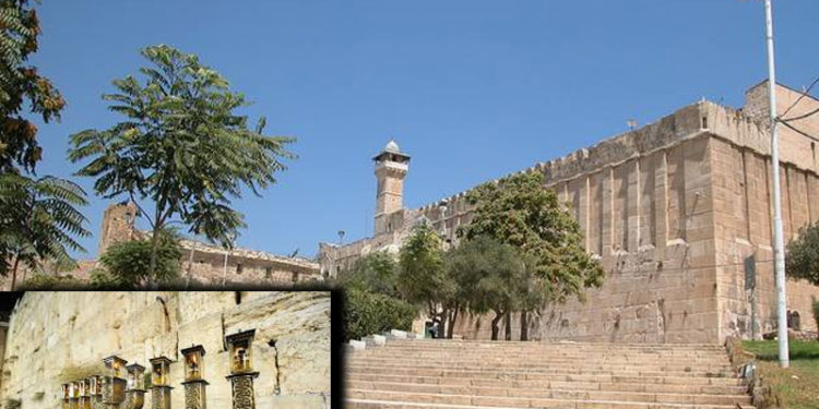 صیہونیوں نے مسجد ابراہیمی میں یہودی مذہبی علامت "منورہ” نصب کردیا