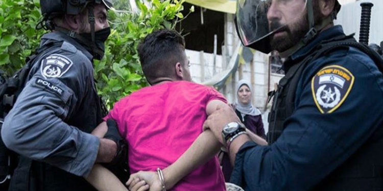 اسرائیلی پولیس کے ہاتھوں2 نابالغ فلسطینی بھائی گرفتار