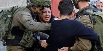 گزشتہ ماہ اسرائیلی فوج نے خواتین اور بچوں سمیت 360 فلسطینیوں کو قیدکیا