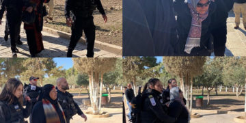 صیہونی پولیس نےمسجد اقصیٰ سے 4 فلسطینی خواتین کو گرفتارکرلیا