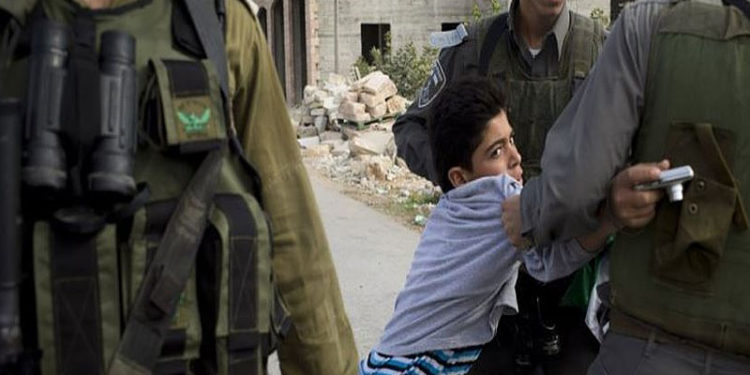 گزشتہ ماہ25 فلسطینی بچوں کو اسرائیلی جیلوں میں قید کیاگیا