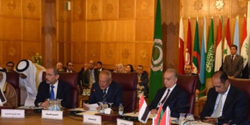 القدس میں تجارتی مرکز کا قیام، عرب لیگ کا ہنگامی اجلاس