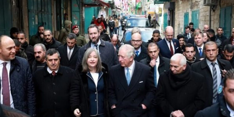 پرنس چارلس کا مقبوضہ فلسطین کا پہلا تاریخی دورہ،مسلمان اور مسیحی رہنماؤں سےملاقات کی