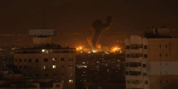 صیہونی فوج کی غزہ پر ایک بار پھر بمباری