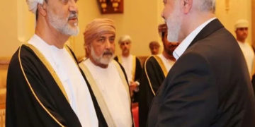 اسماعیل ھنیہ کا دورہ عمان، سلطان قابوس کی وفات پر تعزیت