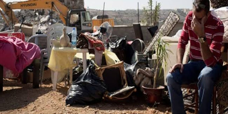 صیہونی حکام نے گزشتہ سال فلسطینیوں کے 686 مکانات مسمار کئے