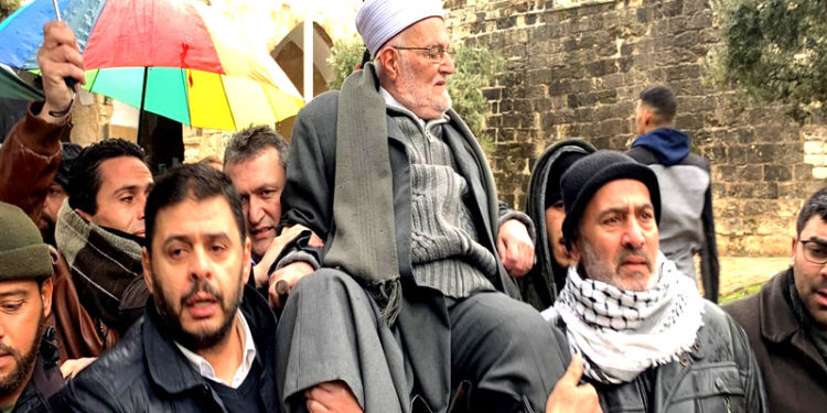 امام مسجد اقصیٰ کو نظر بند کرنے کااسرائیلی فیصلہ جوتے کی نوک پر