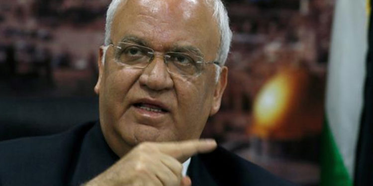 "صدی کی ڈیل” کے نتیجے میں اوسلومعاہدے سے دستبردار ہوجائیں گے، صائب عريقات