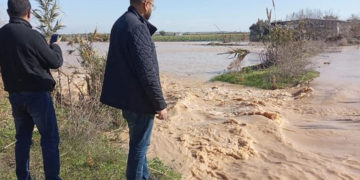 اسرائیل نے بارش کے پانی کو غزہ میں چھوڑ دیا، زرعی زمین زیر آب