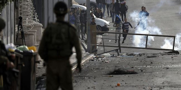صیہونی فوج اور فلسطینیوں کے درمیان جھڑپیں