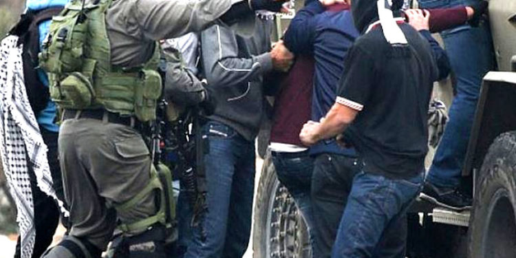 صیہونی فوج نے پانچ فلسطینی نوجوانوں کو اغواء کرلیا