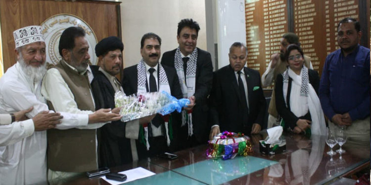 فلسطین سے متعلق امریکی منصوبہ ناکامی کا شکار ہو چکا ہے ۔ منیر ملک صدر کراچی بار ایسوسی ایشن