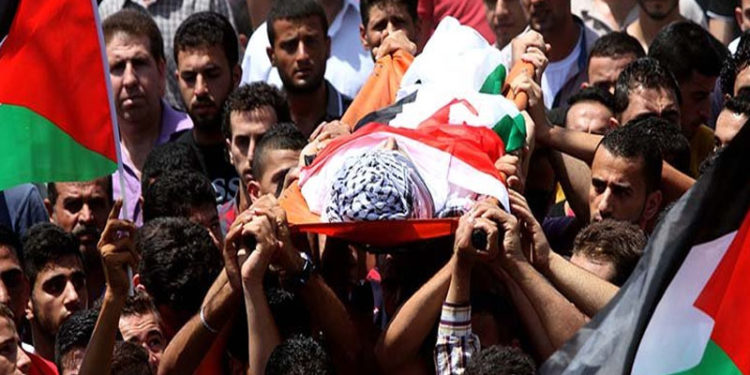 فلسطینیوں کا قتل عام جاری، رواں سال 9 فلسطینیوں کو نامعلوم افراد نے قتل کیا