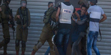 گزشتہ ماہ صیہونی فوج نے فلسطینی صحافیوں پر33حملے کیے