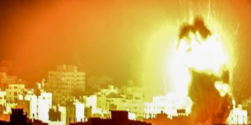 غزہ پر ایک بارپھر اسرائیلی ڈرون طیاروں کی بمباری