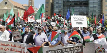 صدی کی ڈیل کے خلاف لبنان اور اردن میں احتجاجی مظاہرے