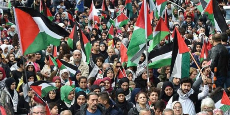 حماس کی اپیل پر فلسطین بھر میں احتجاجی مظاہرے