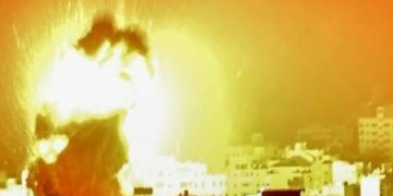 صیہونی فوج کی غزہ میں مزاحتمی مراکز پر بمباری