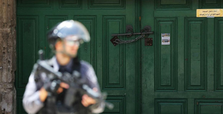مسجد اقصیٰ میں آنیوالےنمازیوں پر بھاری جرمانے کیے جائیں گے ،اسرائیلی پولیس