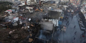 غزہ: آتشزدگی  کا ایک اور زخمی چل بسا، شہداء کی تعداد 18 ہوگئی  