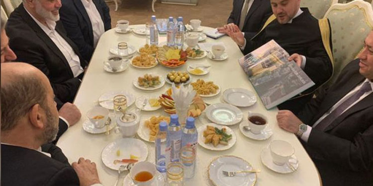 ماسکو: حماس کے وفد کی روس کے اسلامک کونسل سے ملاقات