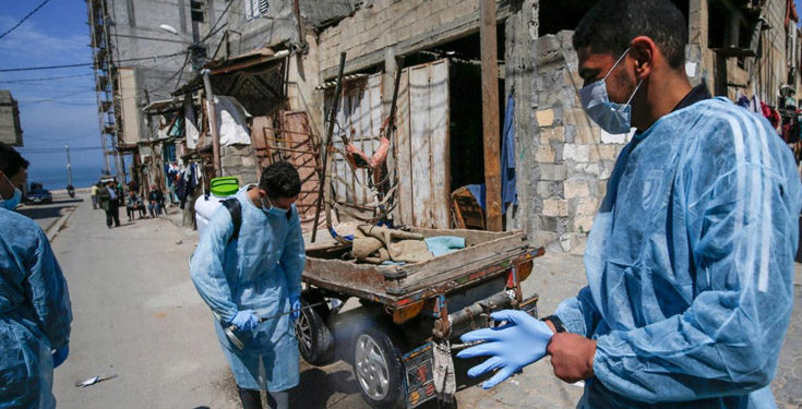 غزہ میں کورونا وائرس سےمتاثرین کی تعداد 9 ہوگئی