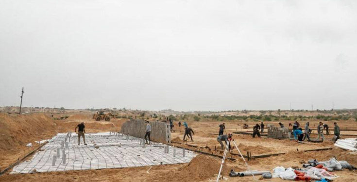 غزہ میں ایک ہزار بستروں پر مشتمل قرنطینہ سینٹر قائم کرنے کے منصوبے شروع