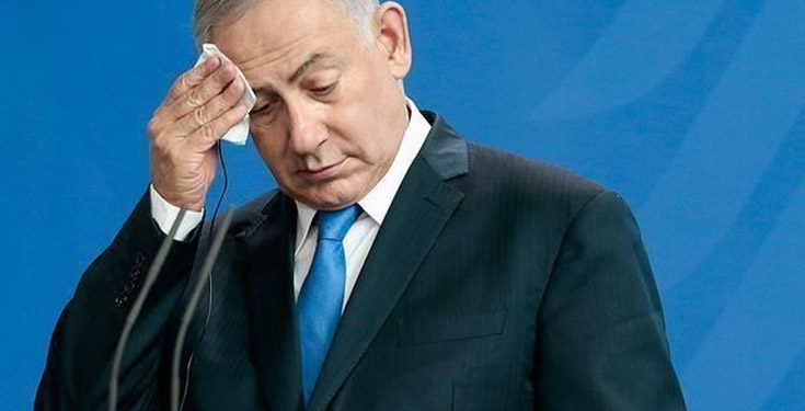 صیہونی وزیراعظم نیتن یاہو ان کاعملہ اور گھر والے قرنطینہ میں چلے گئے