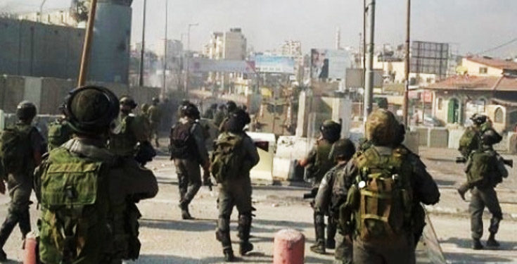 فلسطینی اور صیہونی فوج کے درمیان جھڑپیں، درجنوں گرفتار، متعددزخمی