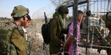 غزہ:صیہونی فوج کے ہاتھوں پانچ فلسطینی مسافر اغواء