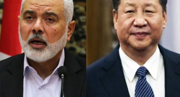 کورونا سے ہلاکتیں، اسماعیل ھنیہ کی چینی صدر سے اظہار تعزیت