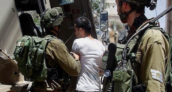 صیہونی فوج نے پانچ فلسطینیوں کو گھروں سے اغواء کرلیا