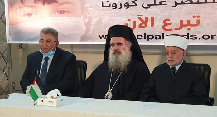 فلسطینی مسلمان اور مسیحی رہنماؤں کا کورونا سے لڑنےکیلئے فنڈریزنگ کا آغاز