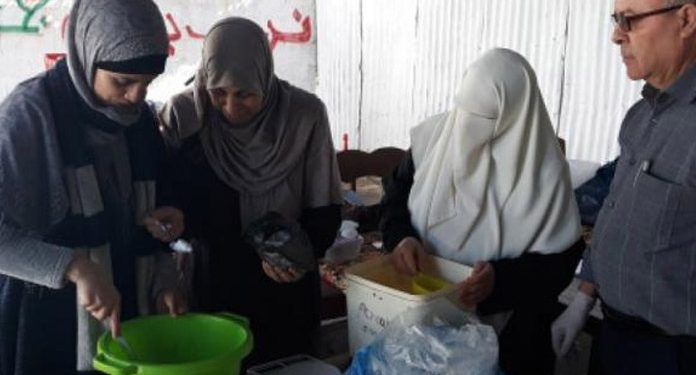 غزہ کی خواتین کیلئے گھریلوں صنعت کیلئے تربیتی ورکشاپ کا آغاز