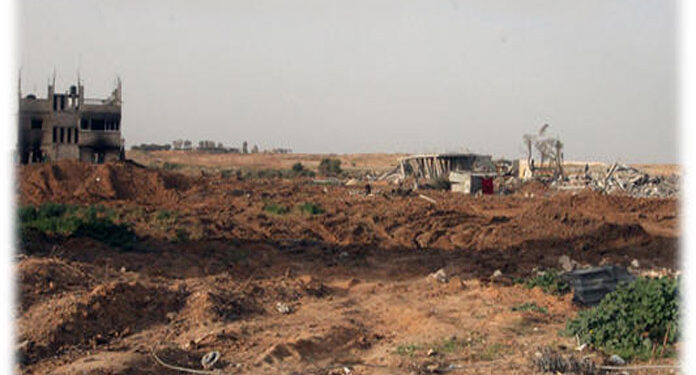 صیہونی فوج نے غزہ میں گھس کر کاشتکاروں کی زمین پر بلڈوزرچلادیئے