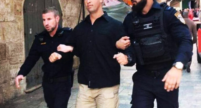 صیہونی پولیس نےمسجد اقصیٰ کے گارڈکو گرفتارکرلیا