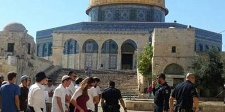 شرپسند صیہونی آبادکاروں کے مسجد اقصیٰ پر دھاوے جاری