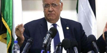 فلسطینی علاقوں پر اسرائیلی  توسیع ناقابل قبول ہے، صائب عریقات