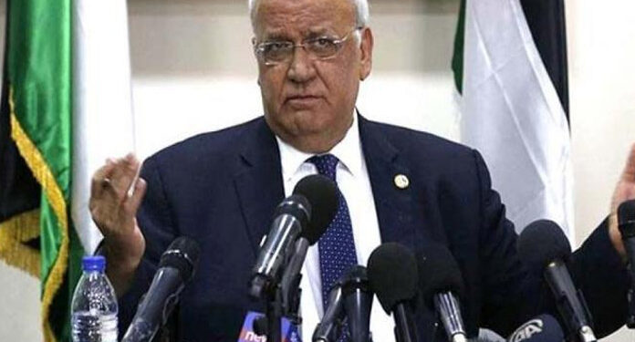 فلسطینی علاقوں پر اسرائیلی  توسیع ناقابل قبول ہے، صائب عریقات