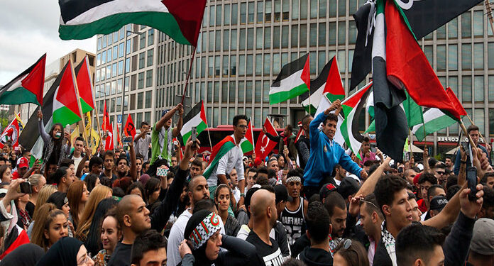 اٹلی میں فلسطین حمایت مظاہروں کا اعلان