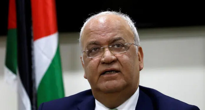 حماس کے ساتھ مفاہمت کیلئے آج بھی تیارہیں، صائب عریقات